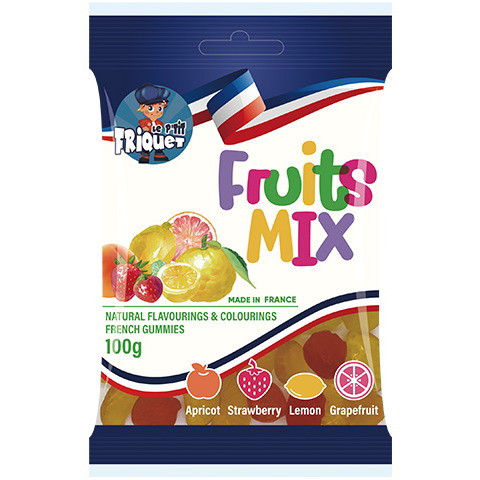 ル プティ フリケ フルーツミックスグミ 100g×24個