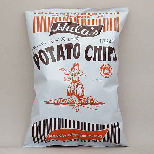 フラ印 アメリカンポテトチップス スモーキーバーベキュー味 160g×12個