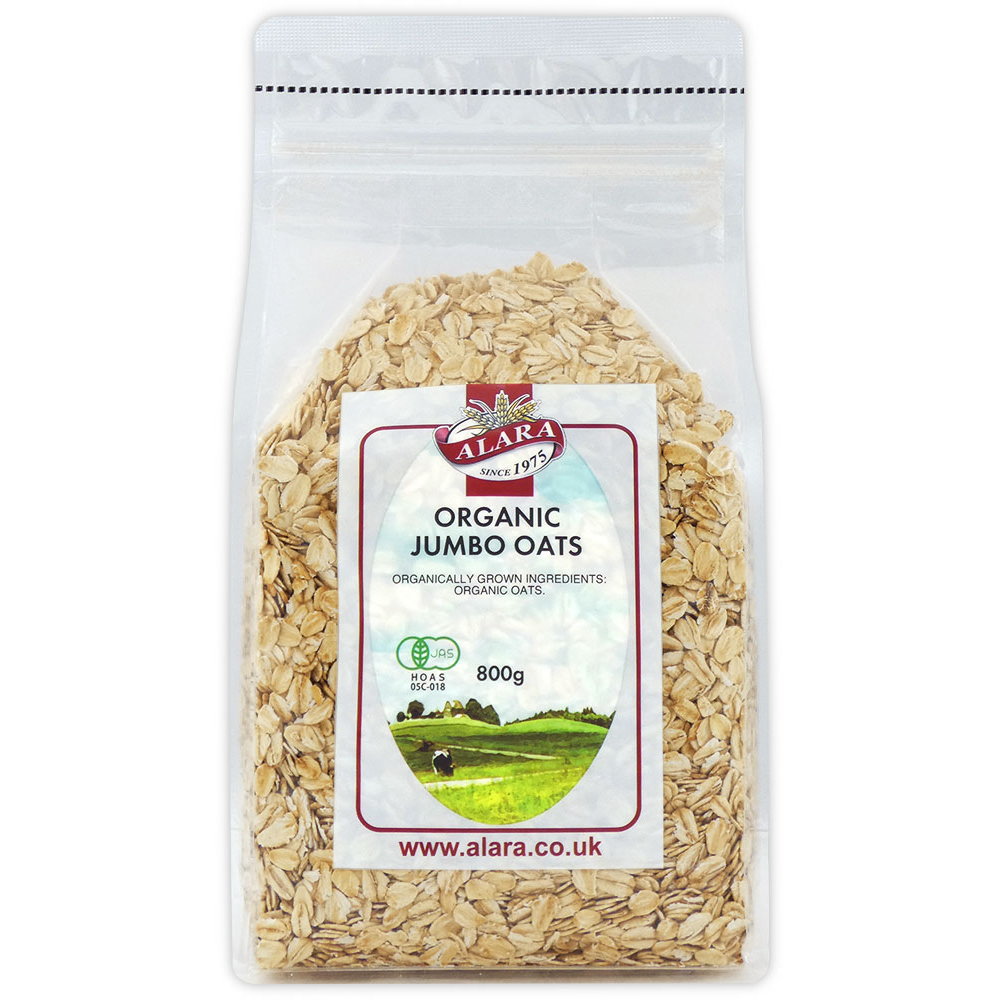 アララ オーガニックジャンボオーツ 800g×8個