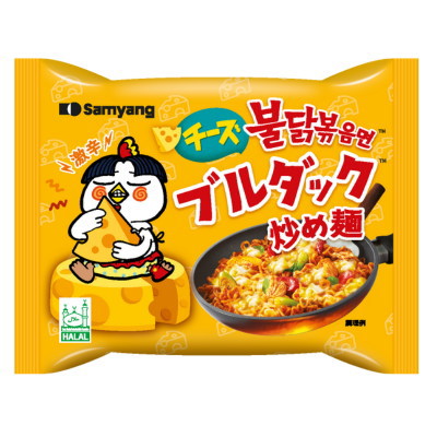 チーズブルダック炒め麺 ハラル 袋 140g×5個
