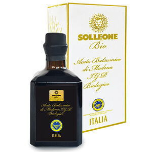 ソルレオーネビオ プレミアム オーガニック・バルサミコ酢 ゴールドラベル 250ml×6個