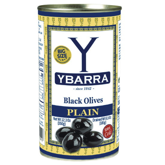 イバラ 種有ブラックオリーブ 350g×12個