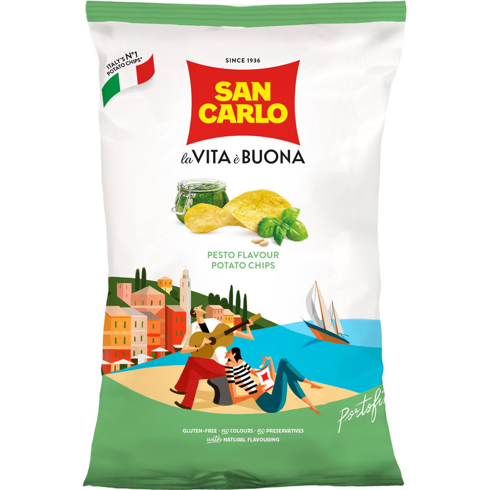サンカルロ ポテトチップス ジェノベーゼ 50g×20個