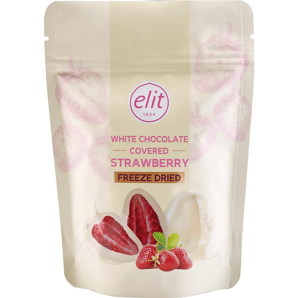 《季節限定》エリート フリーズドライストロベリー ホワイトチョコレート 70g×12個