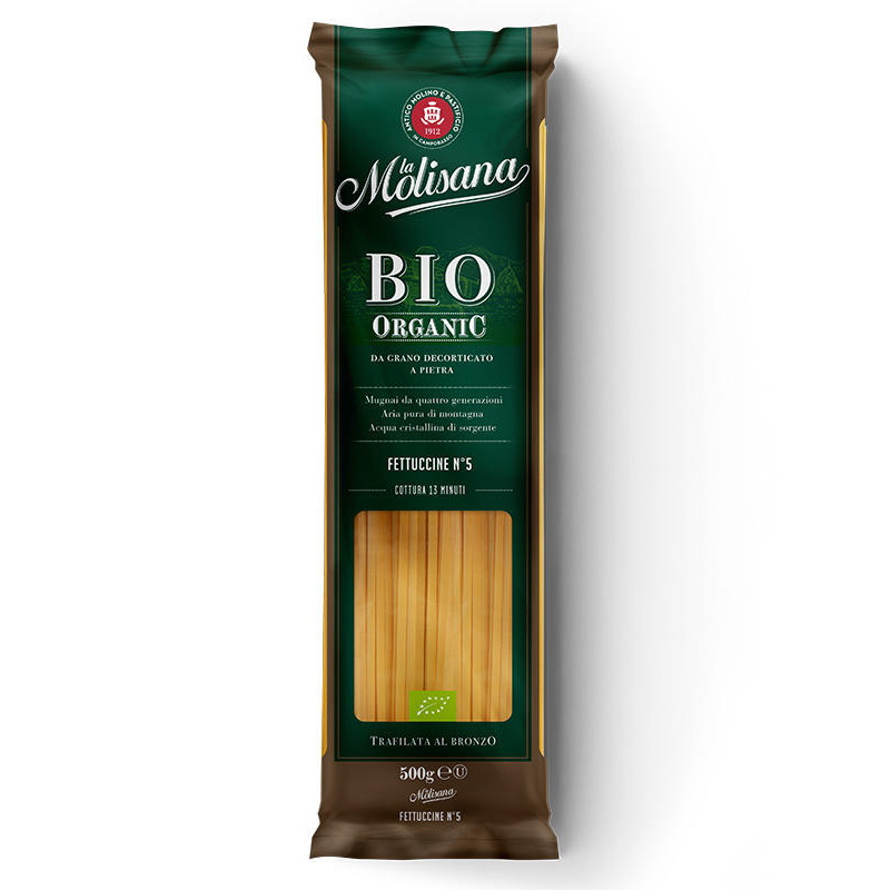 ラ・モリサーナ No.5 有機フェットチーネ 500g×18個