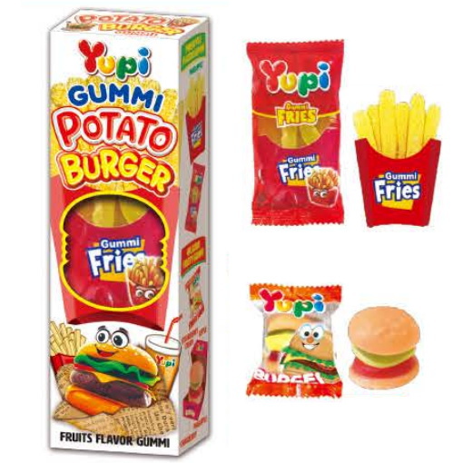 ユピ ポテト＆バーガーグミ 2P×24個