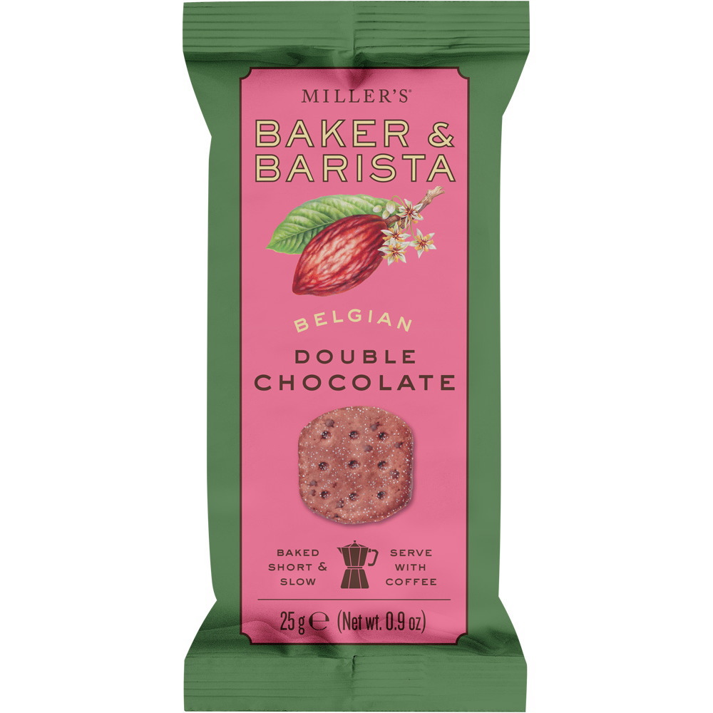 ミラーズ ベイカー＆バリスタ ベルジャンダブルチョコ ショートブレッド 25g×12個