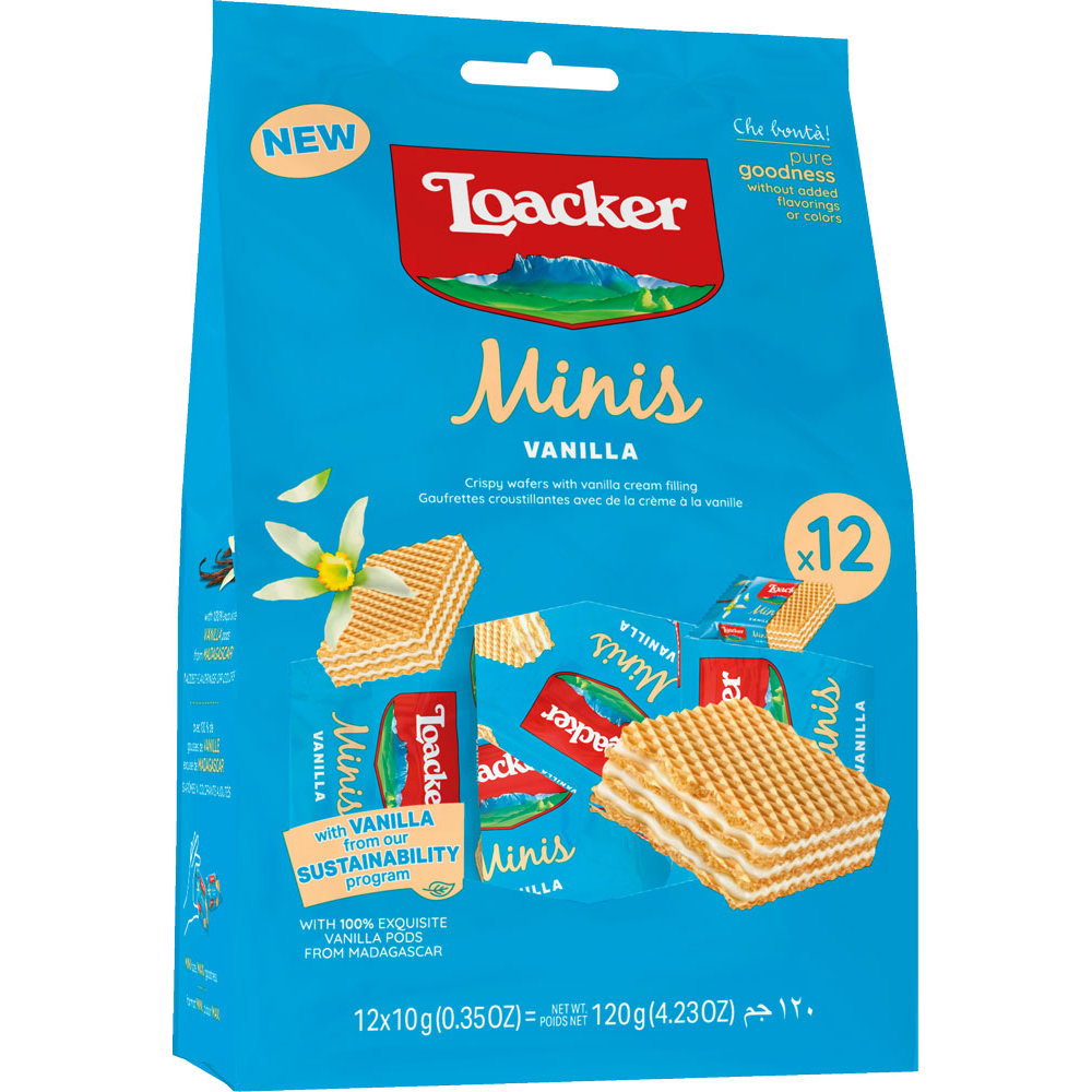 ロアカー ミニーズ バニラ 12P 120g×8個