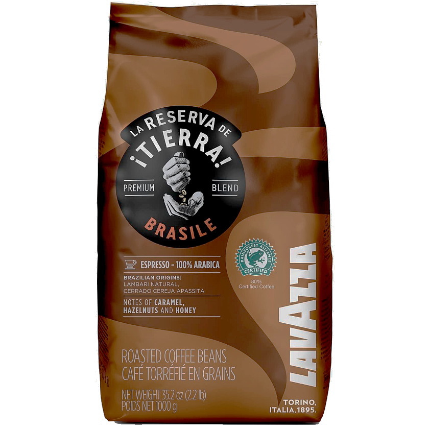 ラバッツァ ティエラ エスプレッソ ブラジル 豆 1kg×6個