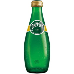 ペリエ 炭酸入りナチュラルミネラルウォーター 瓶 330ml×24個