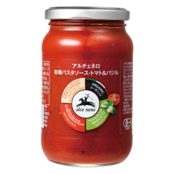 アルチェネロ 有機パスタソース トマト&バジル 350g×12個