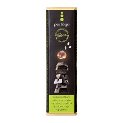 ペルレージュ ステビア ミルクチョコ＆ライスクリスプヘーゼルナッツ 42g×15個