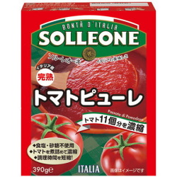 ソルレオーネ トマトピューレ(テトラパック) 390g×16個