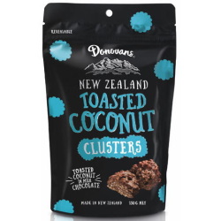 《季節限定》ドノバンズ トーステッドココナッツ クラスターズチョコ 150g×8個