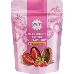 《季節限定》エリート フリーズドライストロベリー ミルクチョコレート 70g×12個