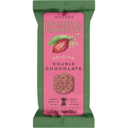 ミラーズ ベイカー＆バリスタ ベルジャンダブルチョコ ショートブレッド 25g×12個