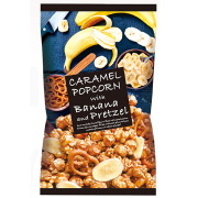 エイム キャラメルポップコーン バナナチップス＆プレッツェル 63g×18個