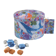 ガーディナーズ イントゥザブルー缶 シーソルトキャラメルファッジ 200g×12個