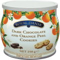 ロイヤルダンスク ダークチョコ＆オレンジピールクッキー 250g×12個