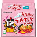 カルボナーラブルダック炒め麺 ハラル 袋 5食パック(130g×5個)×8個