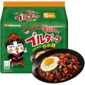 ジャジャンブルダック炒め麺 ハラル 袋 5食パック(140g×5個)×8個