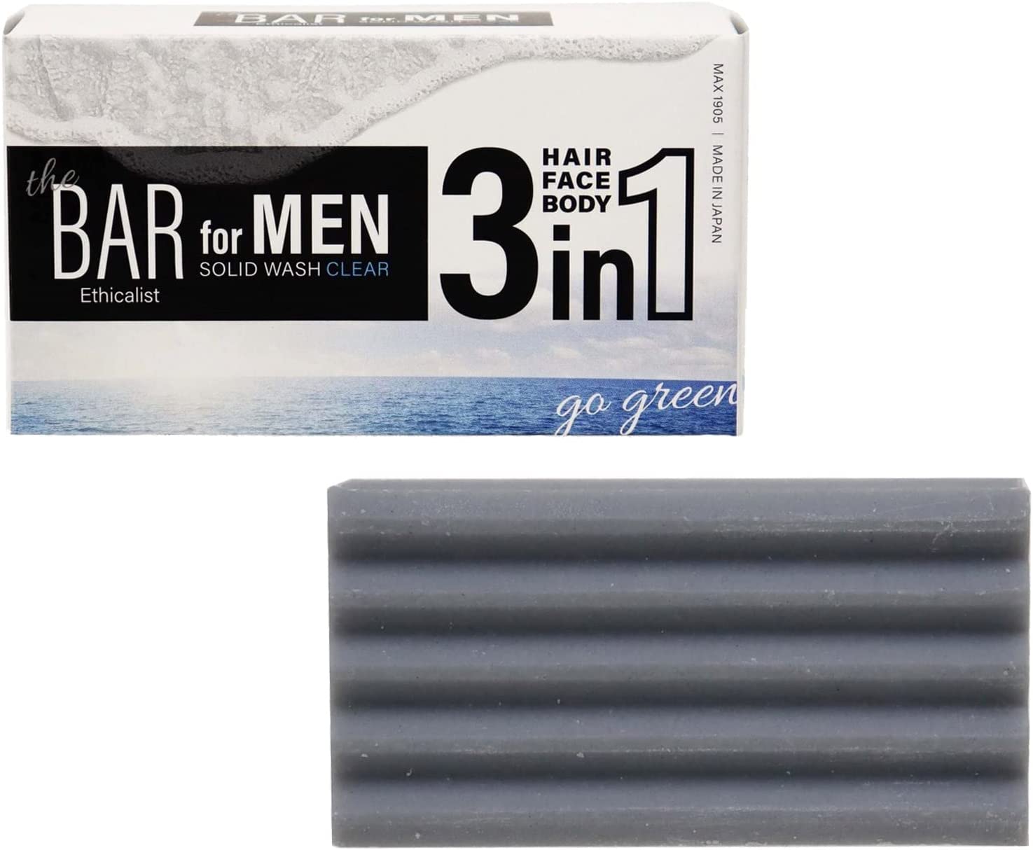 The BAR Men 3in1 Solid Wash CLEAR 【髪・顔・身体がこれ一個】