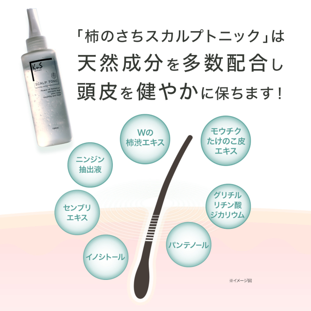 KnS 柿のさち スカルプトニック 柿渋 柿タンニン 頭皮ケア
