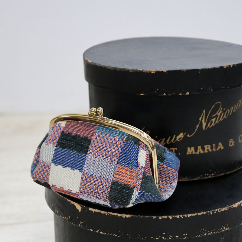 がま口 ポーチ メイク コスメ 小物 ゴブラン織り Marple［マープル］7815 エレニスブロック