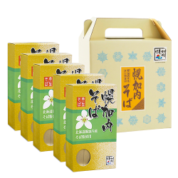 幌加内そば　Aセット　半生麺