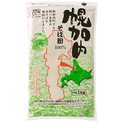 ◆令和7年産◆　幌加内そば粉 ロール挽き 1kg　［100メッシュ］