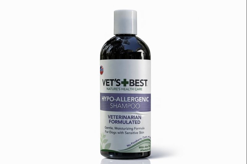 VET'S BEST ベッツベスト ナチュラルシャンプー （犬・猫用）  470ml 皮膚 被毛 スキンケア アロエベラ アラントイン パンテノール（VB5） ビタミンE 天然ハーブ ノミ ダニ 蚊 脂漏性 べたつく 皮脂コントロール オールナチュラル
