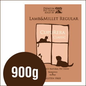 クプレラ CUPURERA ラム＆ミレット 普通粒 レギュラー ラム肉 中型犬 大型犬用 2ポンド 900g ドッグフード グルテンフリー 犬 ナチュラルフード 自然食 酵素 乳酸菌 成犬 ミレット 魚 カノラオイル 玄米 ユッカ アマランサス