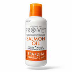 PRO-VETプロベット【サーモンオイル】500ml 犬用 純サーモンオイル d-ミックストコフェロール EPA DHA オメガ3脂肪酸 オメガ6脂肪酸 オメガ9脂肪酸 必須脂肪酸 心臓 皮膚 被毛 関節 脳 神経 エイコサペンタエン酸 ドコサヘキサエン酸