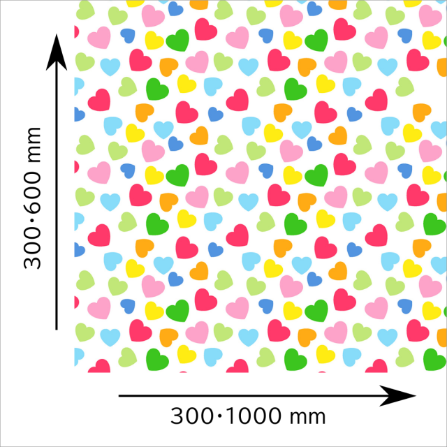 パタンパ　Ｆ　「ジェリービーンズ・ハート」　TP005　サイズ選択