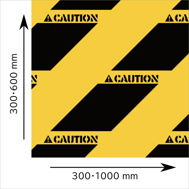 パタンパ　Ｆ　「ＣＡＵＴＩＯＮ」　イエロー／ブラック　TP010　サイズ選択