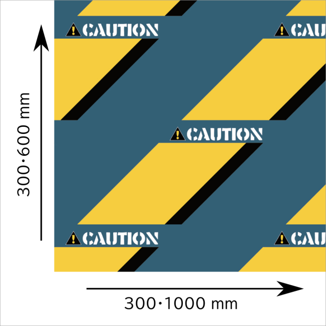 パタンパ　Ｆ　「ＣＡＵＴＩＯＮ」　オーシャングレー／イエロー　TP012　サイズ選択