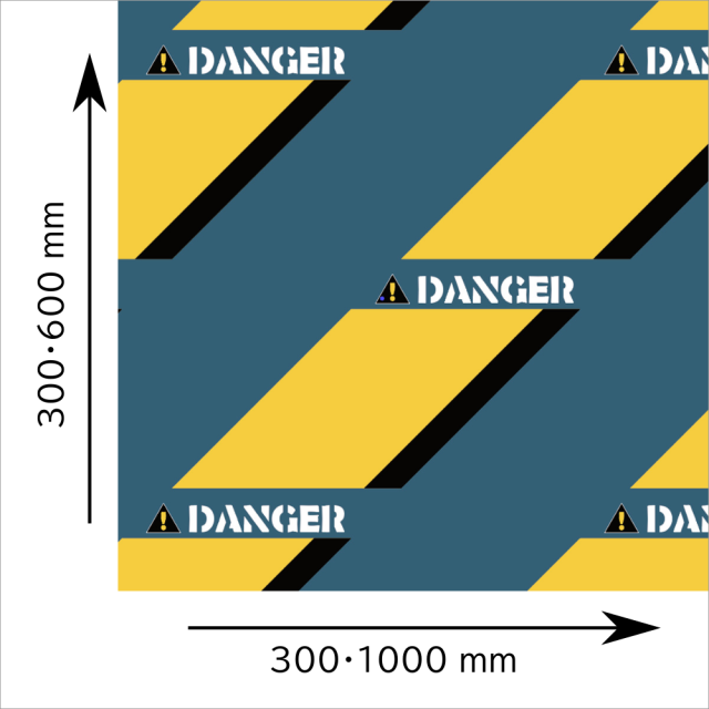 パタンパ　Ｆ　「ＤＡＮＧＥＲ」　オーシャングレー／イエロー　TP015　サイズ選択