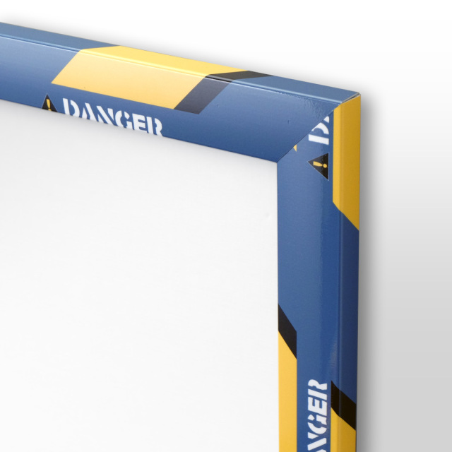 パタンパ　Ｗ　「ＤＡＮＧＥＲ」　オーシャングレー／イエロー　TP015