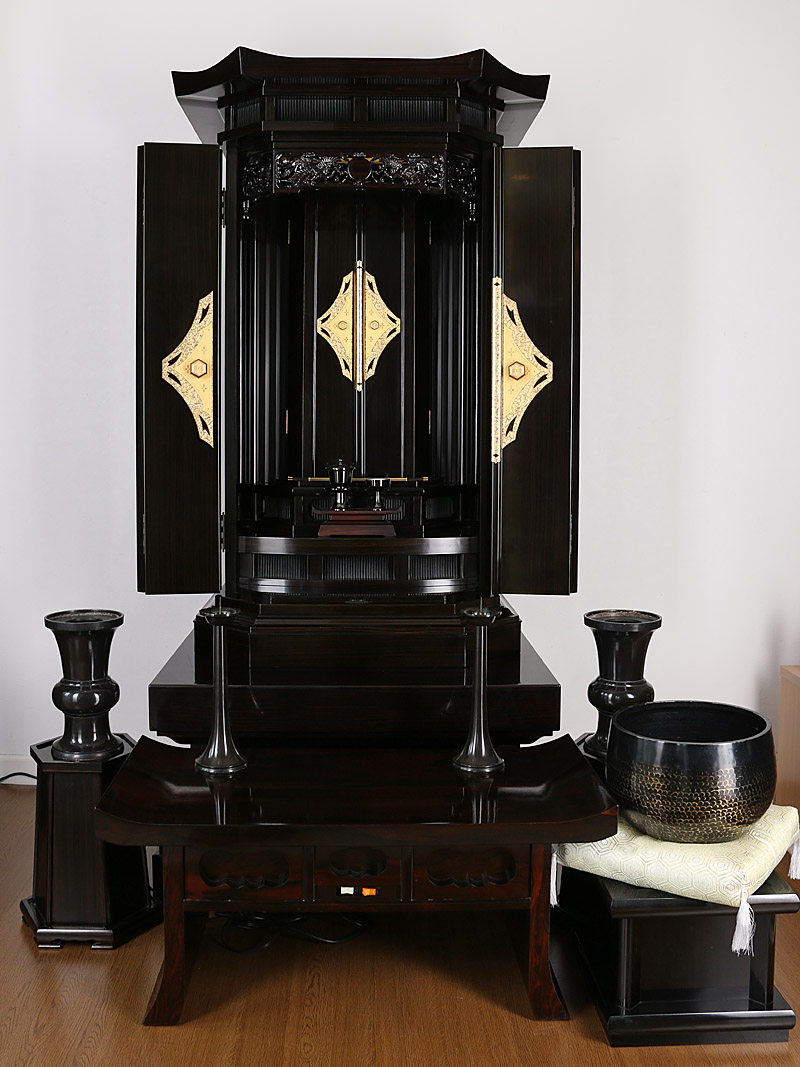 厨子型仏壇黒檀