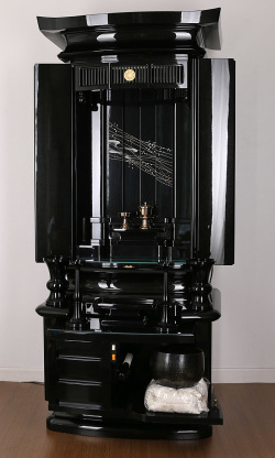 優洛ブラックメタリック【中古仏壇】