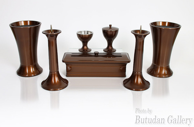 タイムセール 創価学会 仏壇 仏具 おりん 14cm 一式 5点セット売り  