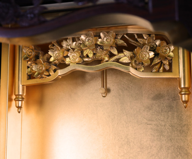 創価学会SGI本黒檀中古厨子型仏壇金剛堂製