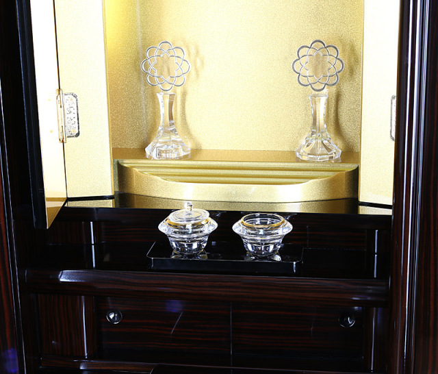 お厨子　創価学会用 創価学会中古厨子仏壇56号創光黒檀