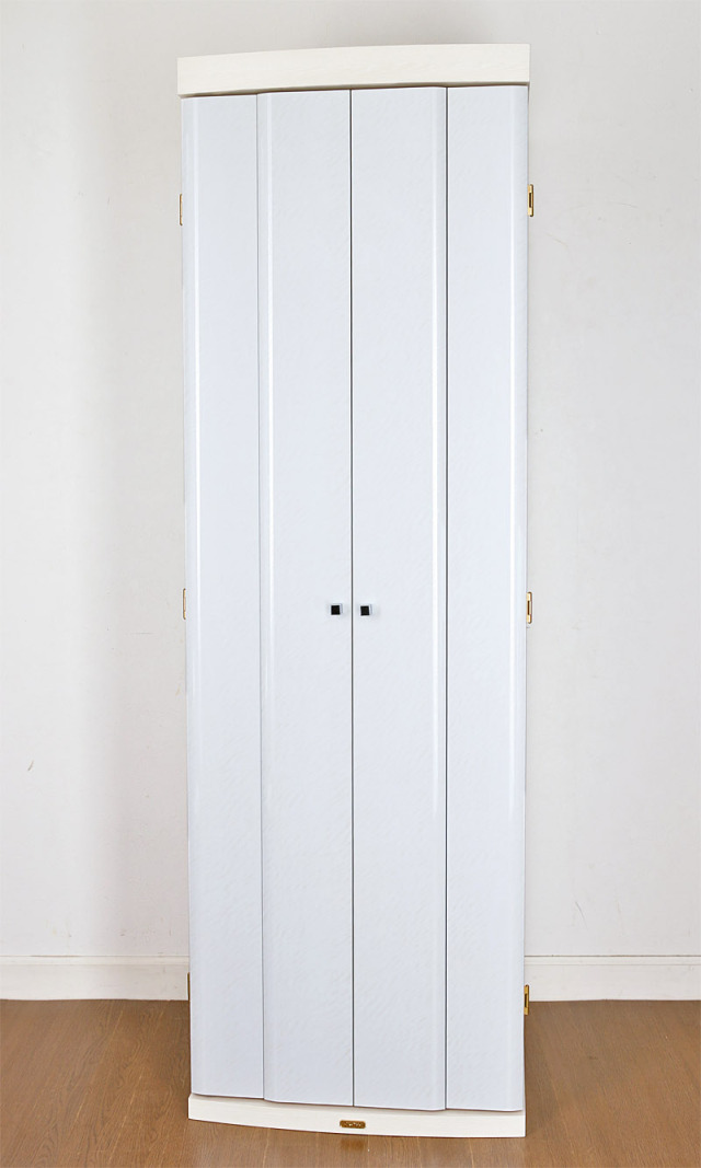 創価学会中古家具調仏壇ホワイトメラミン金剛堂製