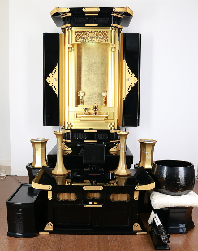 創価学会中古仏壇厨子型仏壇正徳58-26