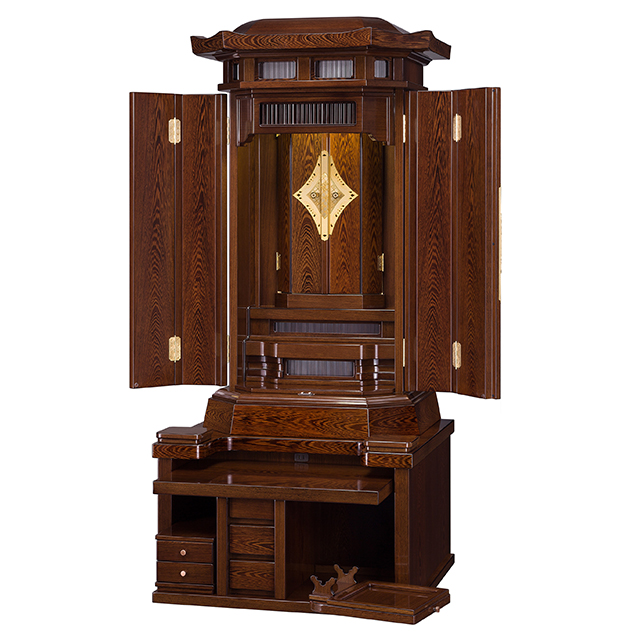 須弥山 鉄刀木 経机収納型/新紅雲 鉄刀木 経机収納型 58-26 | 創価学会