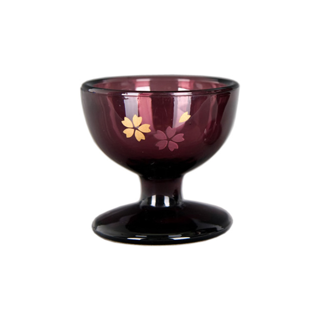 くもりガラス製茶器 ワイン桜