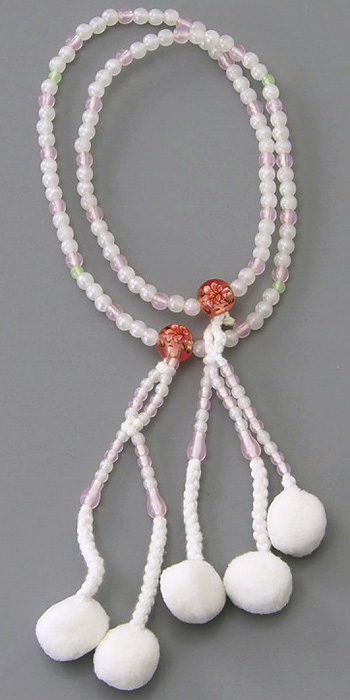 PC念珠 親玉花柄入り 8.0寸 | 創価学会仏壇・仏具なら誓願堂へ