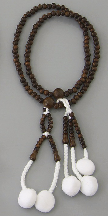 木玉念珠 鉄刀木 かがり梵天 8.0寸～尺2 | 創価学会仏壇・仏具なら誓願堂へ