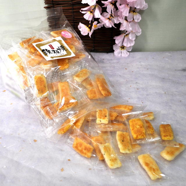 鉄板焼き　煎餅ミックス